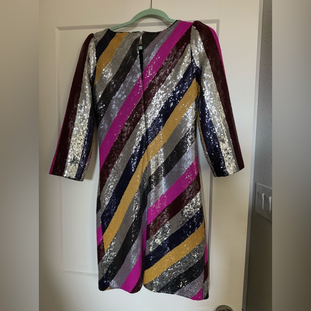 Milly Elaine stripe sequin dress - Picture 4 of 4